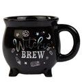 Spooks & Spells Cauldron Mug - Black