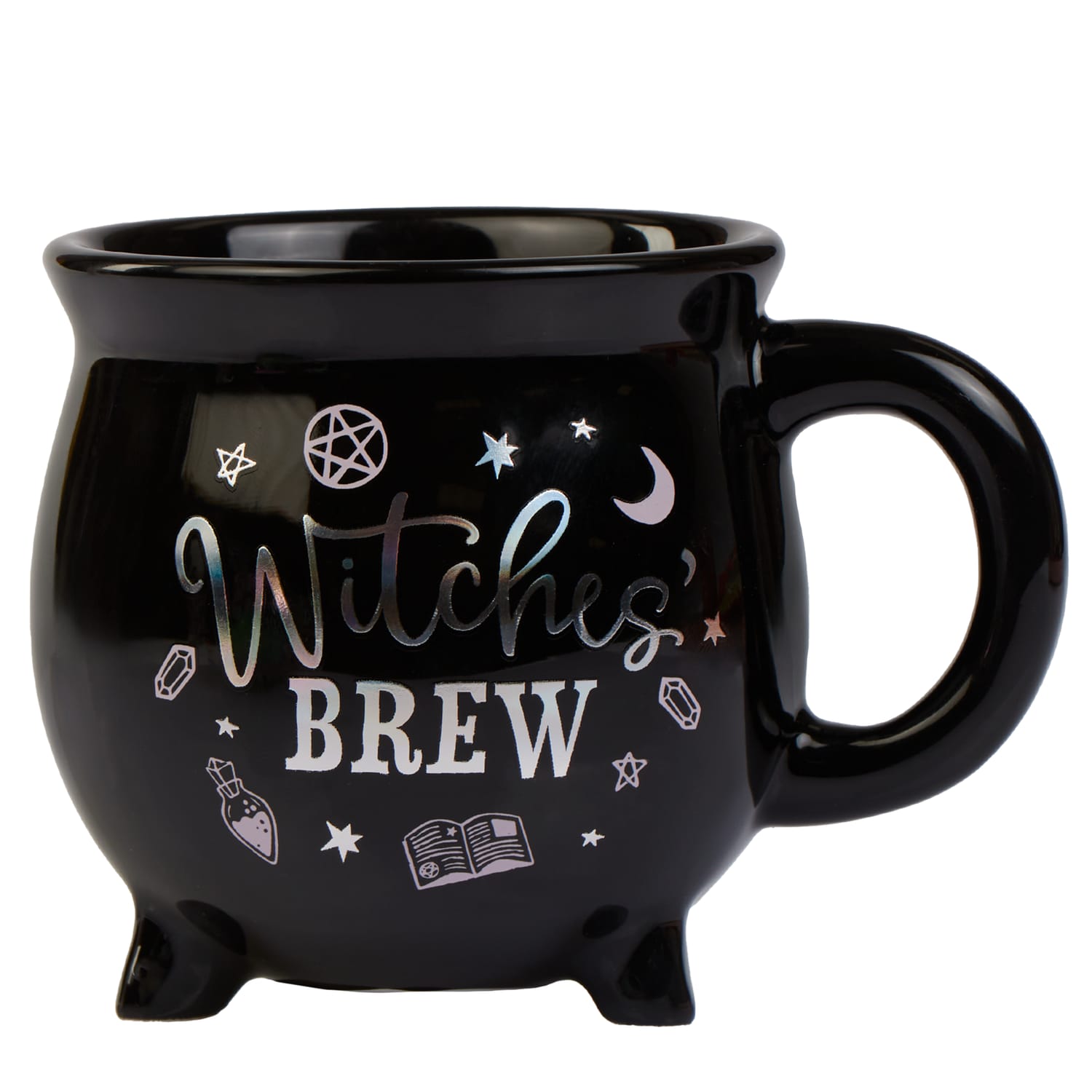 Spooks & Spells Cauldron Mug - Black