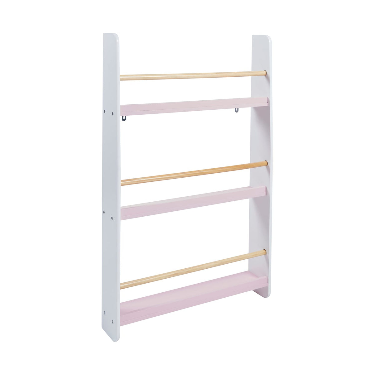 Liberty House Toys Rainbow Table and Chair & Bookshelf Set - White & Pink, product image 5