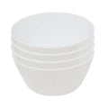 The Outdoor Living Collection Melamine 4 Chevron Bowl Set - Grey
