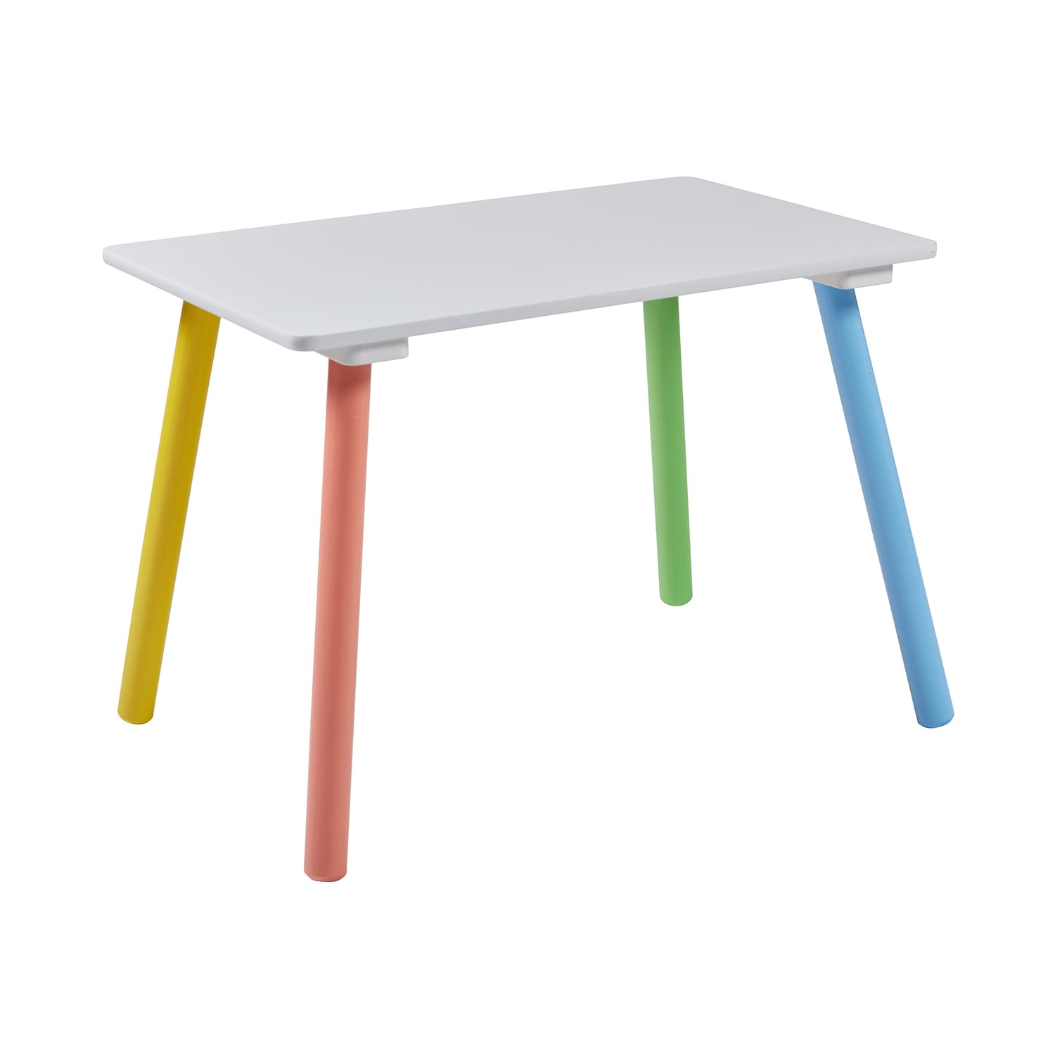 Liberty House Toys Rainbow Table and Chair & Bookshelf Set - White & Pink, product image 9