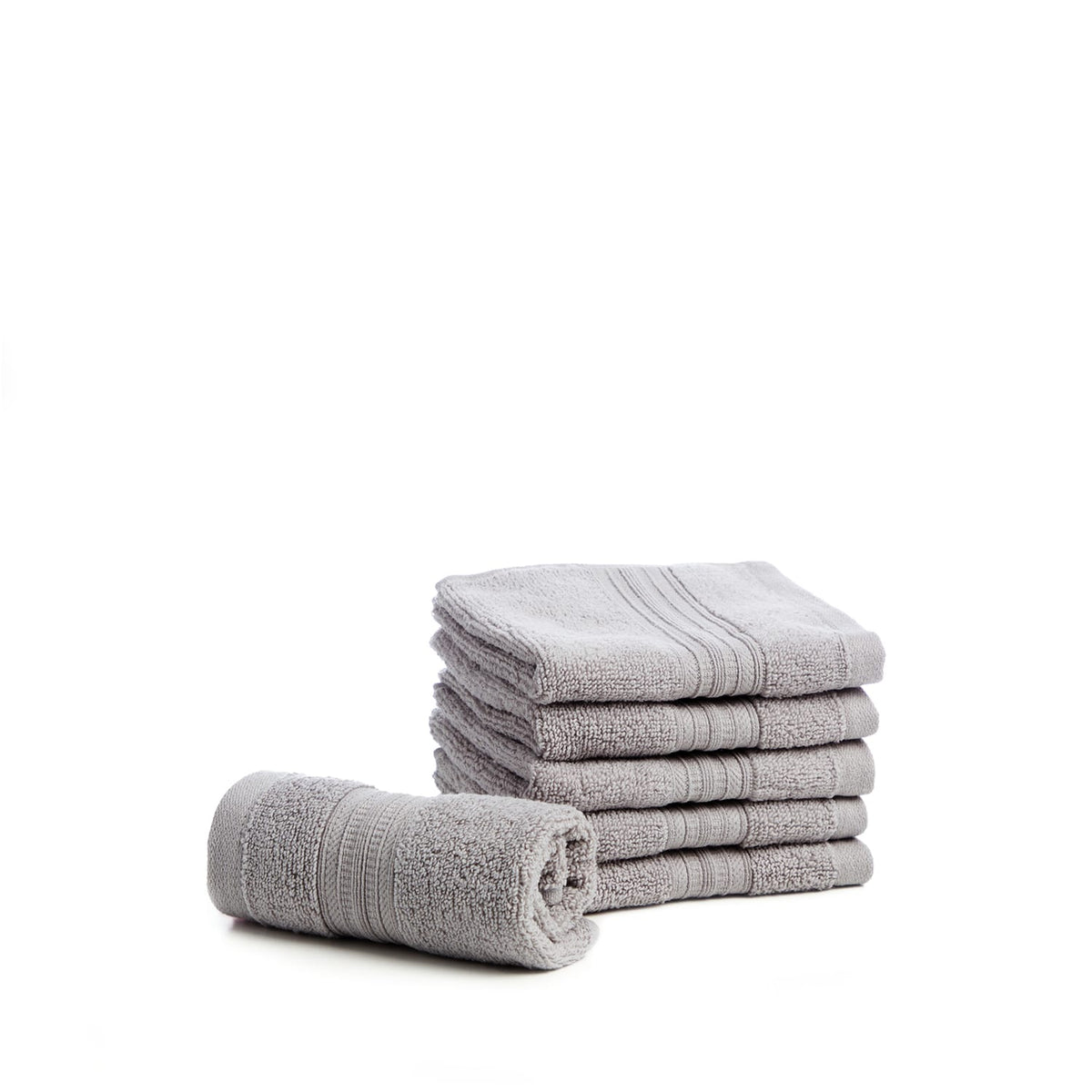 Home Collections Silver 6 Luxury Face Cloths