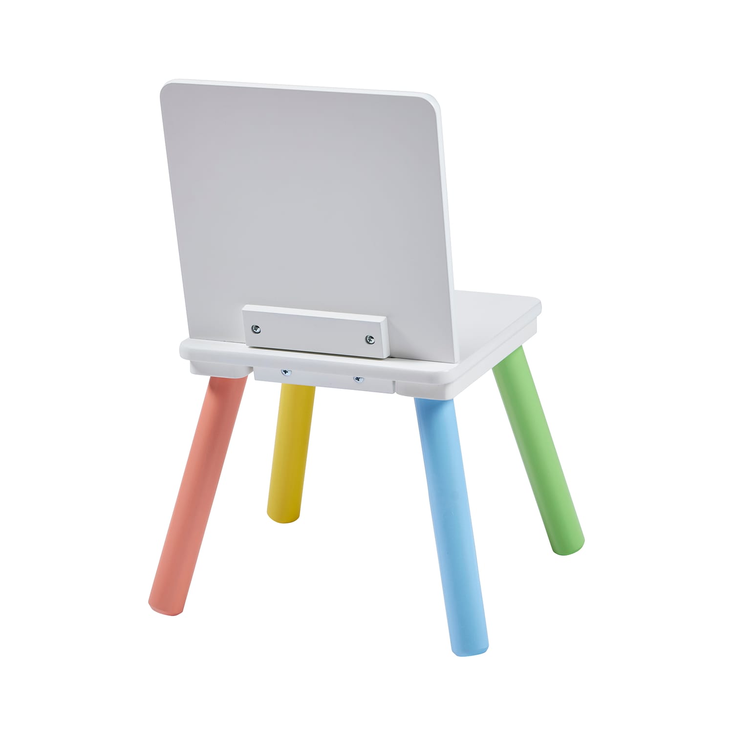 Liberty House Toys Rainbow Table and Chair & Bookshelf Set - White & Pink, product image 11