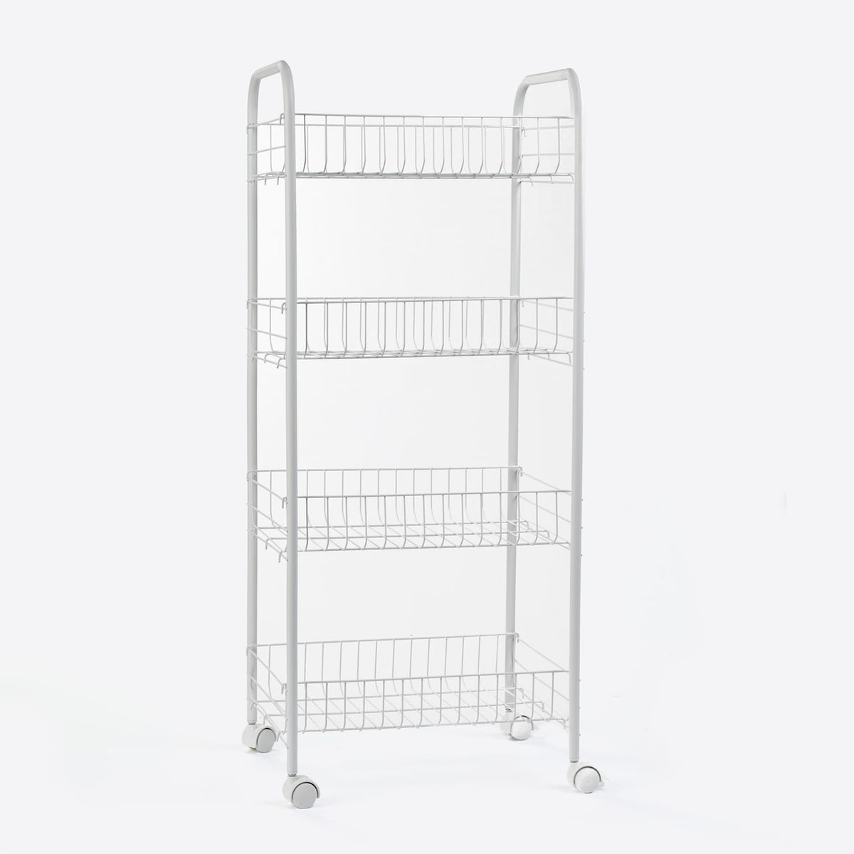 Kitchen Solutions Four Tier Multi Storage Trolley
