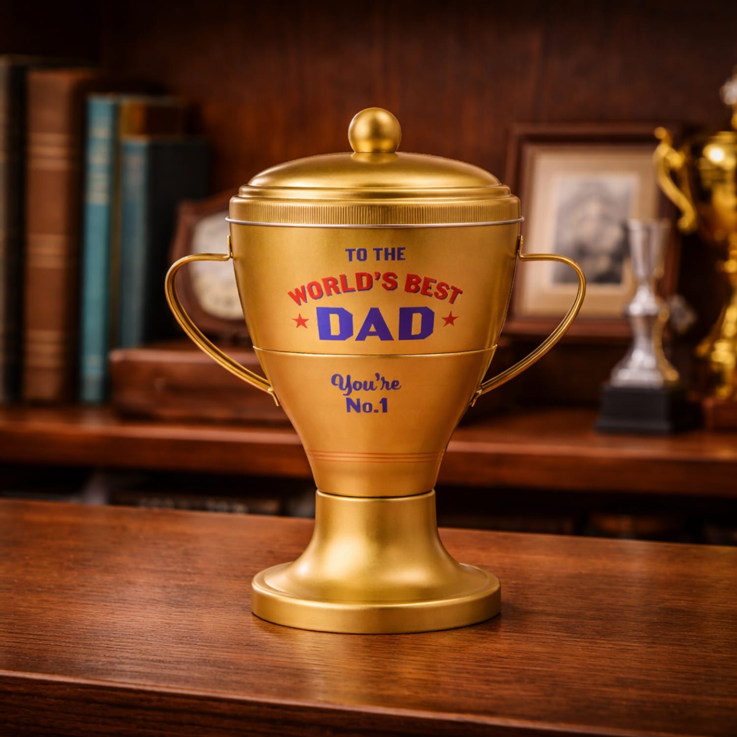 Trophy Filled Biscuit Tin 250g