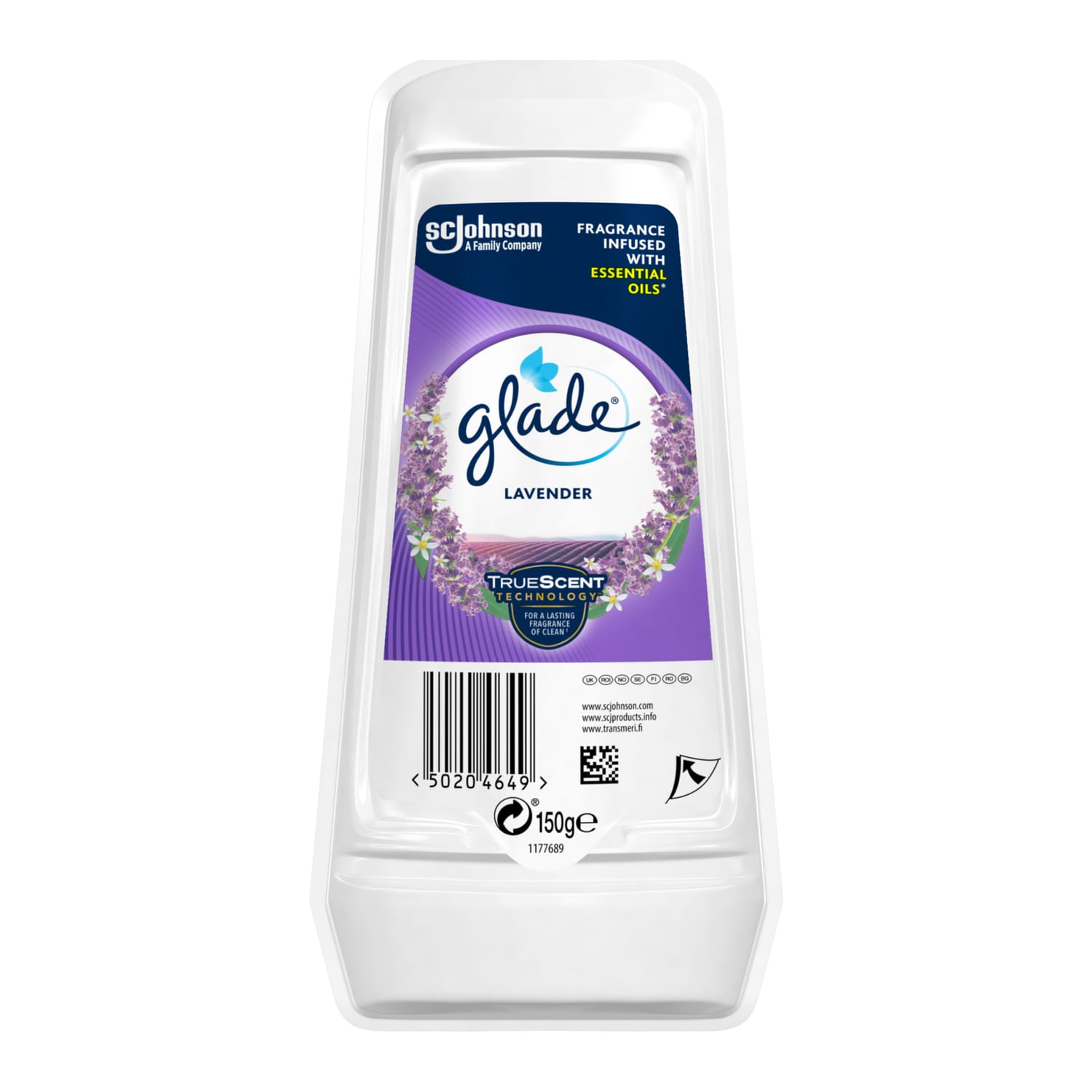 Glade Solid Gel Air Freshener 150g - Lavender