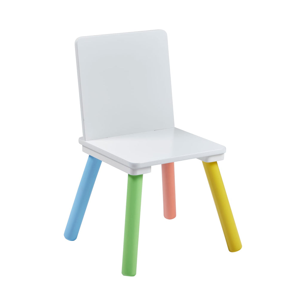 Liberty House Toys Rainbow Table and Chair & Bookshelf Set - White & Pink, product image 10
