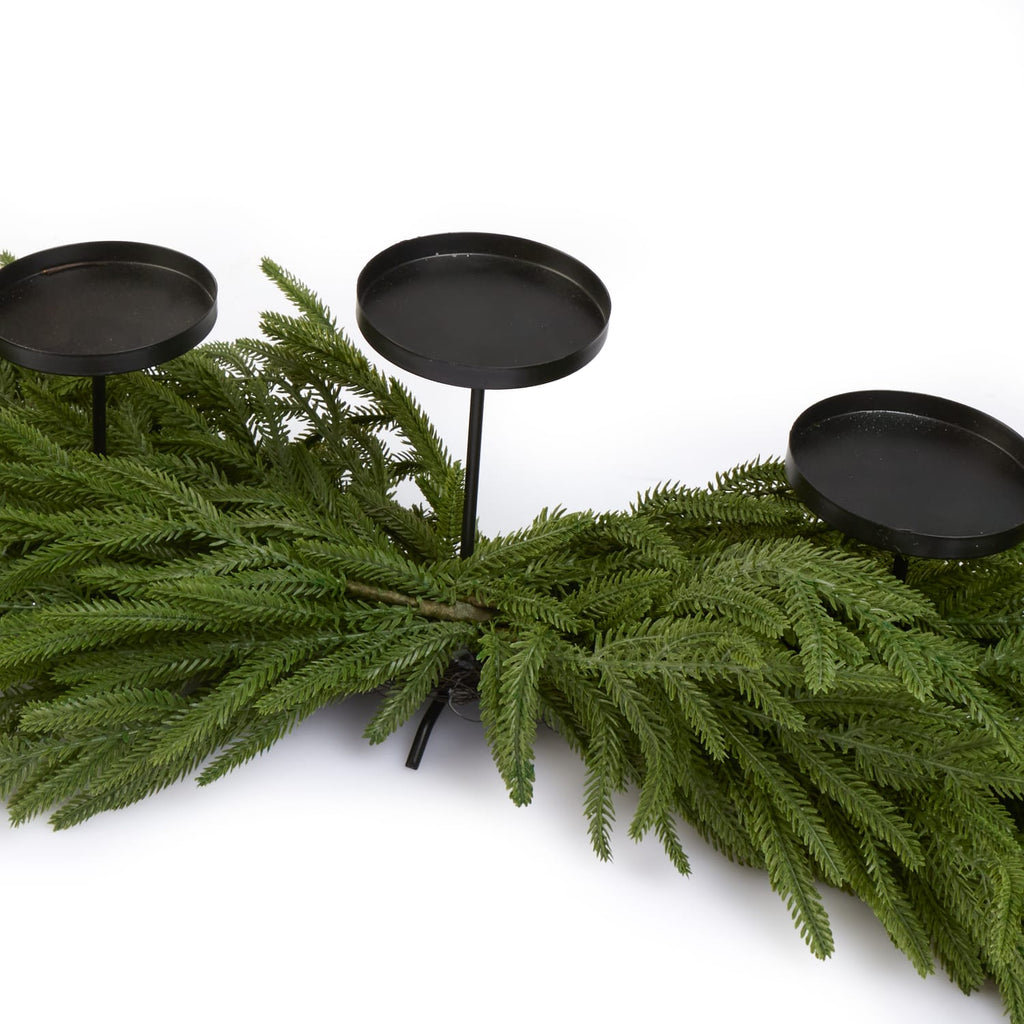 Festive Feeling Wreath Table Candle Holder, product image 2