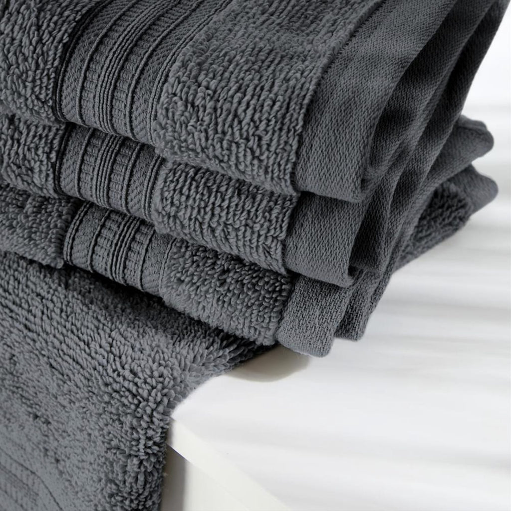 Home Collections Charcoal 6 Luxury Face Cloths, product image 3