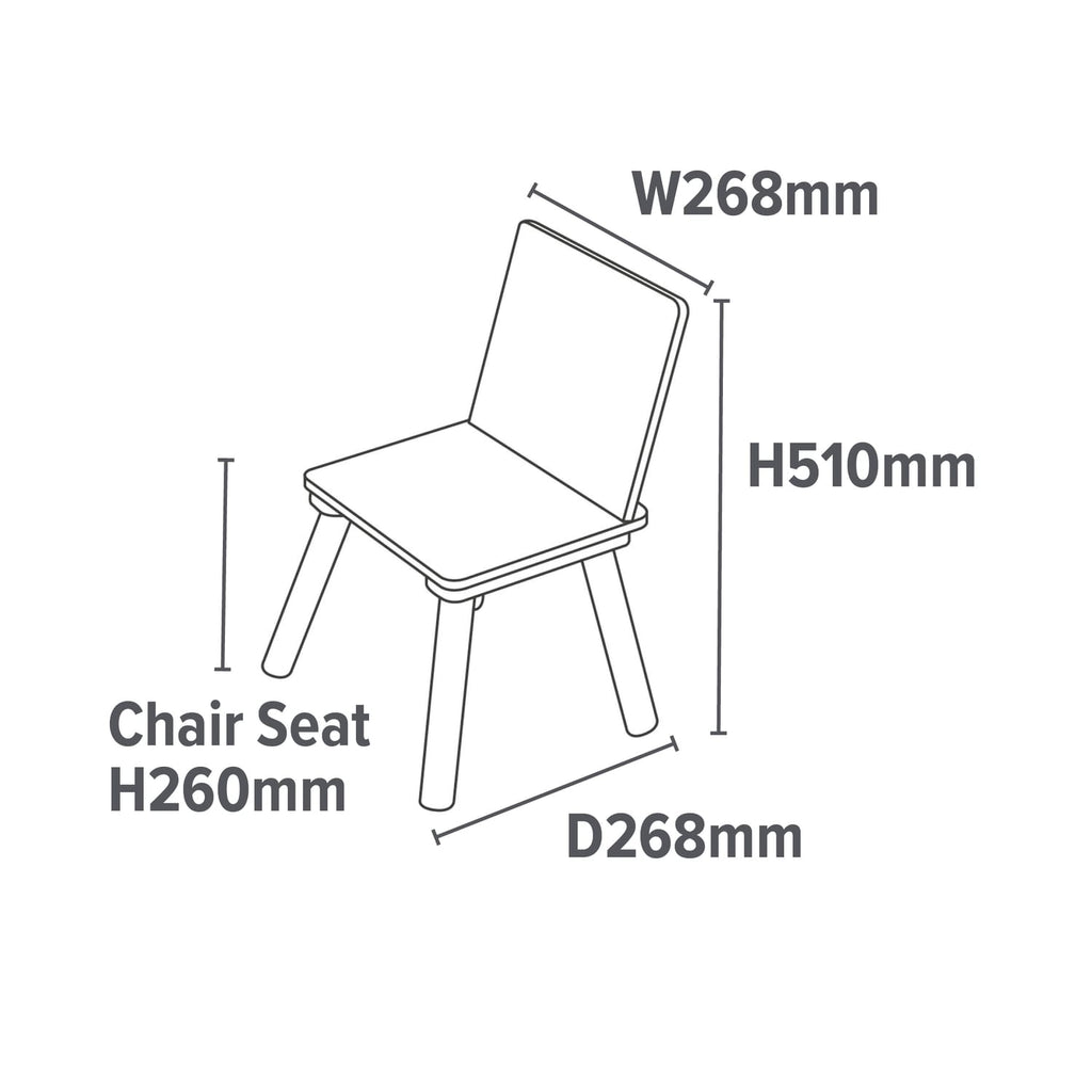 Liberty House Toys Kids White & Pinewood Chairs, product image 9